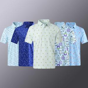Camiseta Polo Rendimiento Sublimación Deportes Suave Absorbe la humedad Ajuste Camiseta de golf Polos para hombre Tela ligera de verano - Product Image 6