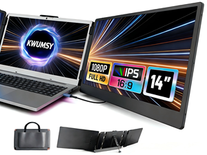 Vente chaude Écran portable 14'' pour ordinateur portable Écran IPS Full HD Extension USB Compatible avec <span class=keywords><strong>Mac</strong></span> Windows <span class=keywords><strong>Chrome</strong></span> - Product Image 1