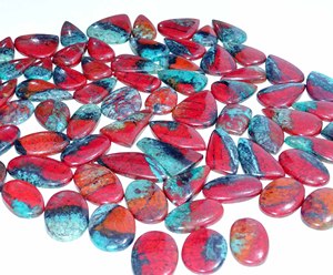 Sonora naturel lever du soleil cuprite chrysocolle pierre précieuse en vrac lot de gros Sonora pierre de lever du soleil - Product Image 5