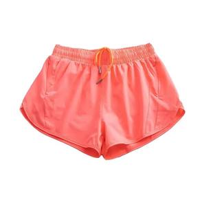 Wholesale Factory Direct Customized Logo Embroidered Polyester Microfiber Corduroy Solid Vintage High Waist <b>Quick</b> <b>Dry</b> <b>Shorts</b> - Product Image 6