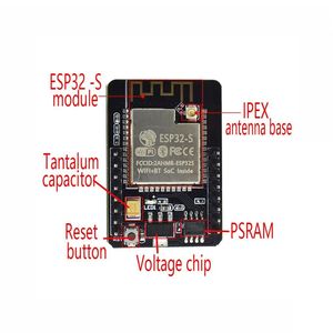 Carte de développement WiFi ESP32-CAM pour Bluetooth avec module caméra OV2640 - Product Image 6
