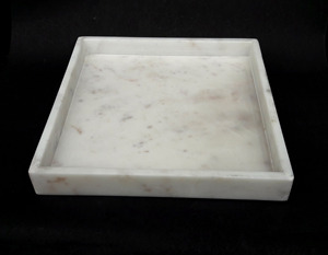 Bandeja de servicio de mármol verde Baroda ecológica en piedra natural y bandeja de plato de mármol con estante de baño con asa - Product Image 2