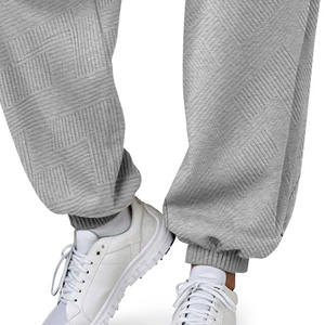 Sudaderas con capucha con cremallera y logotipo personalizado al por mayor conjuntos de Jogger unisex de invierno para hombre Conjunto de sudadera de 2 piezas pantalones de chándal y sudaderas con capucha conjunto de 2 piezas - Product Image 2