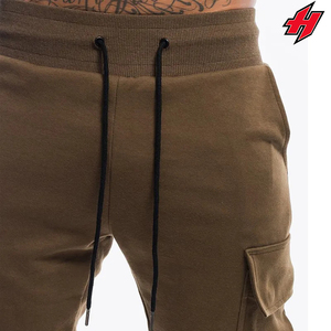 Unisex High Street Sport Sweatpants Custom Mid Waist <b>Jogger</b> Trousers with <b>Stacked</b> for Puff Print Fabric Men's Casual Sweat Pant - Product Image 4