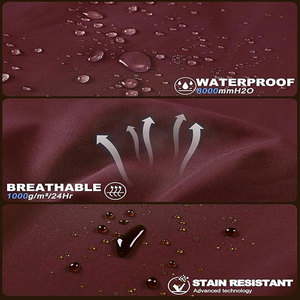 Chaqueta de invierno Softshell roja de alta calidad personalizada chaqueta de trabajo cálida con forro de felpa - Product Image 5