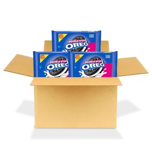 OREO Double Stuf' Chocolate Sandwich Cookies, Family Size, 3 Packs - Product Image 4
