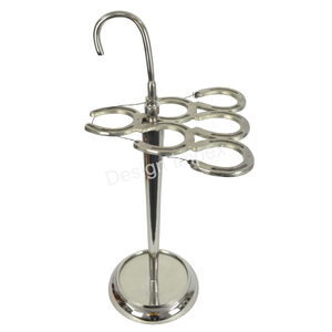 Factory Top Selling Umbrella Stand Aluminum Material Horse <b>Shoe</b> Style Unique Silver Umbrella <b>Holder</b> Stand Home Decorative - Product Image 6