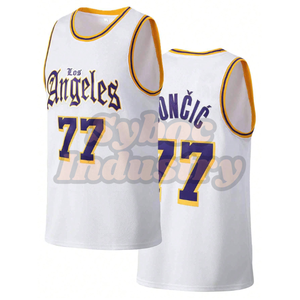 Maillot de basket-ball personnalisé en polyester respirant, maillot de basket-ball élégant sans manches avec impression par sublimation, uniforme avec logo de l'équipe - Product Image 4