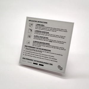 Tarjeta de promoción gruesa de alta calidad para etiqueta de información de publicidad de ventas para Guía de Producto tarjetas de inserción para tarjeta de regalo de embalaje - Product Image 4