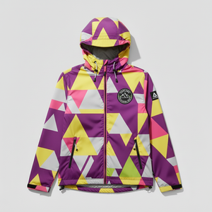 Chaqueta Bomber Cortavientos Personalizada para Equipos - Teñido Liso, Invierno, Vintage, Impermeable, Cortavientos, Decoración con Apliques, 100% Poliéster - Product Image 4