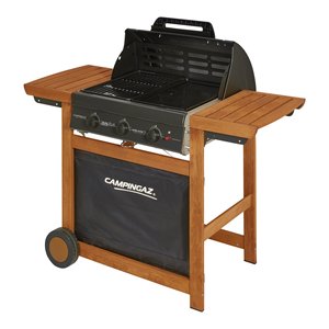 Barbecue Adelaide 3 Woody Dual-Gas GPL Méthane Modèle 2218751 Plaque Noire Noyer Four Noyer Noir 3 Woody Dual-Gas GPL Méthane - Product Image 1