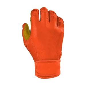 Gants de frappeur de baseball en cuir de haute qualité professionnels, durables, confortables, couleur unie, fermeture à boucle personnalisable - Product Image 3
