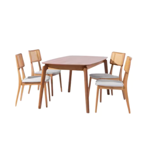Customable Design Solid Wood Dining Set Super Comfortable Home <b>Furniture</b> <b>Restaurant</b> Set Good at Quality - Product Image 1