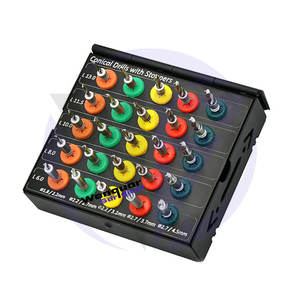 Wenquar-Juego de taladro cónico para implantes dentales, kit de cirugía ósea con caja de acero inoxidable, instrumentos de dentista, 25 uds. - Product Image 6