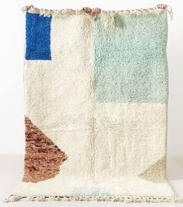 Authentique tapis marocain Beni Ourain fait à la main 100% laine grande taille tapis épais pour salon Azilal Tapis Style - Product Image 2