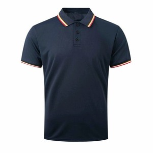 Hot Selling Custom Logo Knitted Casual Golf for Shirt for Men-Quick Dry Short Sleeve 100% Cotton <b>Fabric</b> - Product Image 2