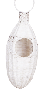 Oiseau suspendu naturel maison herbe nid d'oiseau tous types petite maison fabriquée à la main pour intérieur ou extérieur décor à la maison maison d'oiseau - Product Image 2