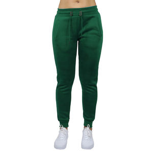 Pantalon de survêtement 100% coton pour femmes Streetwear pantalon à cordon de serrage à taille moyenne pantalon plat personnalisé impression de Logo respirant OEM pantalon pour femmes - Product Image 1