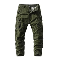Pantalon cargo tactique ample et élégant pour homme, 100 % coton Rip-Stop 240g, tricoté, écologique, respirant, pour l'hiver et les activités de plein air, taille basse