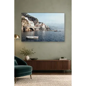 Impression sur toile du bateau blanc Fida sur la côte d'Amalfi - Product Image 5