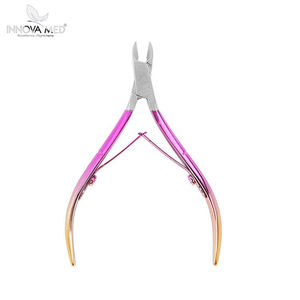 Professional Stainless Steel Cuticle Nipper with Double Spring Nail Nipper Manicure Tool INNOVAMED Instruments - Product Image 5