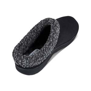 Mocassini Haggar da uomo neri in finta pelle scamosciata, taglia L, a punta chiusa, con suola antiscivolo in EVA e fodera in PU ammortizzata - Product Image 2