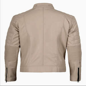 2025 Men's Best Style Winter <b>Jacket</b> <b>Top</b> <b>Gun</b> Parka with Stand Collar and Front Logo Natural Sheepskin Leather OEM Canvas - Product Image 2