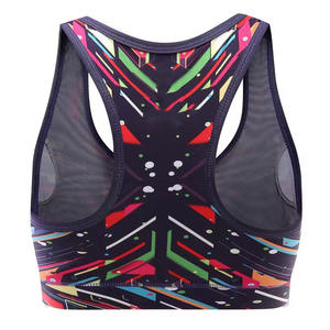 Soutien-gorge de sport pour femmes en gros personnalisé, sublimation, haute qualité, respirant, extensible, fitness, yoga, vêtements de sport actifs - Product Image 2