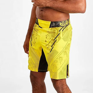 Nouvel arrivage de shorts de muay thaï pour hommes, vêtements doux, shorts de combat de lutte MMA, shorts de boxe personnalisés avec logo, vente en gros - Product Image 1