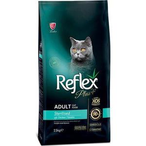 Reflex Plus sterilizzato pollo sterilizzato cibo per gatti adulti 15 KG