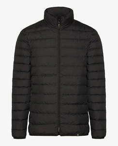 Veste hybride noire d'extérieur sur mesure en vrac pour hommes veste matelassée respirante et matelassée - Product Image 3