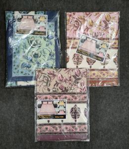 Sábana de cama de algodón serigrafiada de diseño indio con 2 fundas de almohada accesorios de moda decorativos para el hogar 100% Material de algodón - Product Image 1