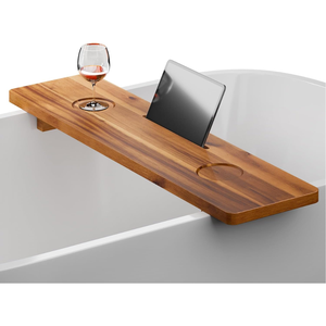 Top Qualité Acacia En Bois Rustique Grand Baignoire Plateau Baignoire Caddy Plateau Table pour Hôtel Salle De Bains Prix Usine Fabriqué au Vietnam - Product Image 4
