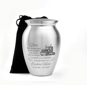 100% fabriqué à la main écologique en laiton massif urne funéraire adulte urne funéraire pour cendres humaines occasion commémorative acier métal matériel - Product Image 3