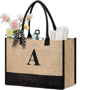 High Quality Bohemian Jute Tote Bags Multi-Colour Zipper Custom Daily Natural <b>Handbags</b> Clothing Shopping Wholesale Factory Price - Product Image 4