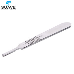 SUAVE SURGICAL INSTRUMENTS Impression de Logo Personnalisé Faire Propre Meilleur Fournisseur Poignée de Scalpel Chirurgical en Acier Inoxydable - Product Image 2