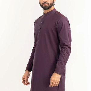 Vestido de moda shalwar kameez para hombre, traje masculino de gama alta con diseño de Eid, Kurta y shalwar - Product Image 5