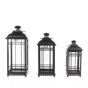 Linternas de vela de cristal de Metal de hierro hechas a mano modernas Diseño único Decoración del hogar Navidad Tamaños personalizados Logotipo personalizado - Product Image 3