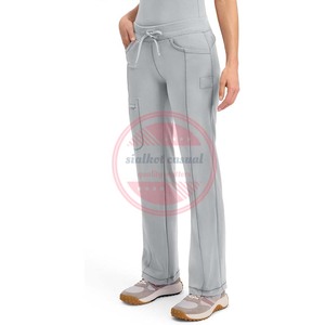 Custom Made Unisex Scrub Pants Comfortable Professional Medical Bottoms for Hospitals - Product Image 3