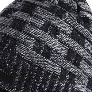 New Arrival Top Selling Premium Quality 100% Wool Jacquard <b>Beanies</b> <b>Hats</b> Solid Color <b>Light</b> Weight Breathable Customizable Adult - Product Image 6