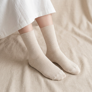 Calcetines de punto acanalados para mujer al por mayor con ajuste patentado de 90 grados 5 - Product Image 1