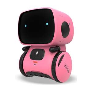 Jouet robot pour enfants, robot intelligent interactif avec commande vocale, parlant, dansant, apprenant, capteur tactile, jouet éducatif compact et portable - Product Image 1