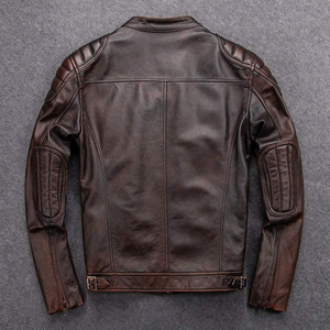 Vente en gros Veste en cuir pour homme de qualité supérieure, veste en cuir respirante à manches longues pour homme à prix abordable - Product Image 6