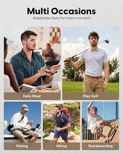 High Quality OEM Wholesale Custom Logo 100% Cotton <b>Elastic</b> Waistband Flat Front Zipper Fly Multiple Pockets <b>Chino</b> <b>Shorts</b> For Men - Product Image 6