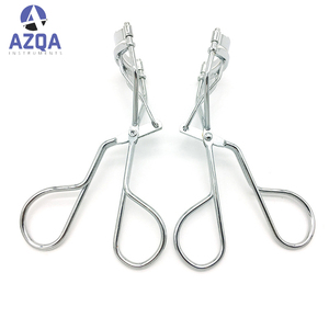 Ensemble de recourbe-cils, pince à épiler et ciseaux à sourcils en acier inoxydable multicolores avec emballage en boîte, vente en gros - Product Image 3