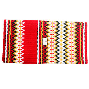 Almohadillas para SILLÍN de lana de Nueva Zelanda Premium occidental de alta calidad, manta de espectáculo de lana genuina, logotipo de Color personalizable - Product Image 1