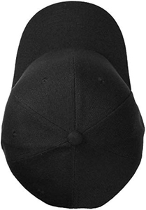 Gorra de béisbol con logotipo bordado de 6 paneles personalizada al por mayor, gorras deportivas para correr, gorras de poliéster/algodón Spandex, gorra de golf negra de secado rápido - Product Image 4