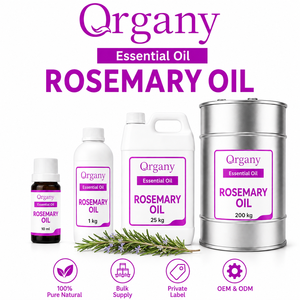 น้ำมันหอมระเหยโรสแมรี่แท้ 100% จากตุรกี (Rosmarinus Officinalis) กลั่นด้วยไอน้ำ ขายส่ง รับผลิตแบรนด์ส่วนตัว (OEM) สำหรับเครื่องสำอาง บำรุงเส้นผม - Product Image 1