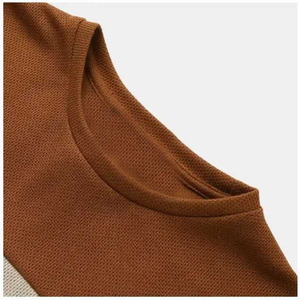 OEM Vente en gros Coton uni polyester ras du cou T-shirt surdimensionné Impression de logo graphique personnalisé T-shirts pour hommes - Product Image 5