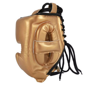 Casque de boxe anti-rides pour hommes en cuir de qualité supérieure, respirant, réglable, durable, pour usage quotidien, dernières conceptions personnalisées - Product Image 3